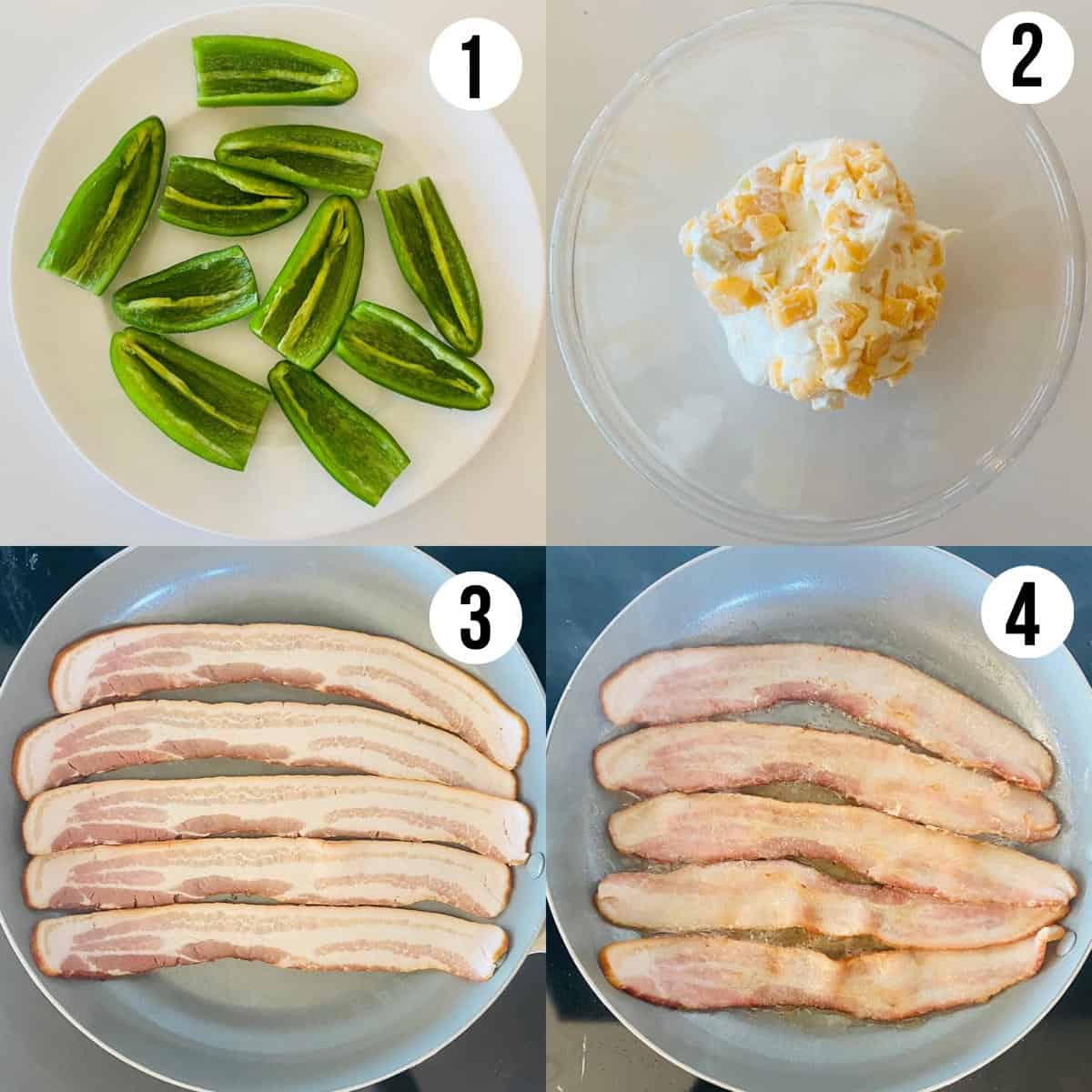 process shots 1 thought 4 on how to make bacon wrapped jalapeno poppers in air fryer