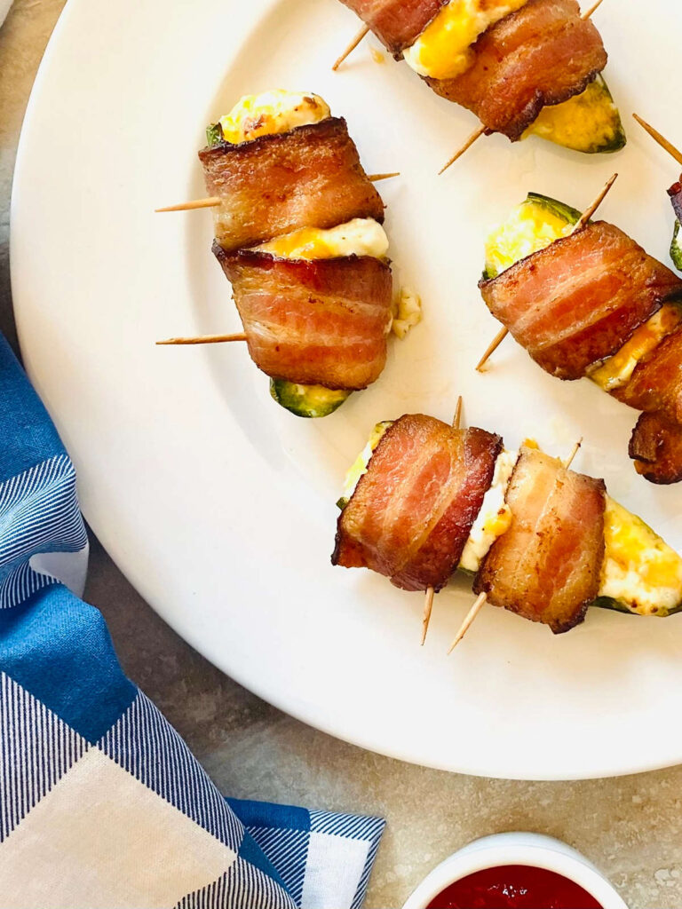 Air Fryer Bacon Wrapped Jalapeno Poppers Air Fryer Everything